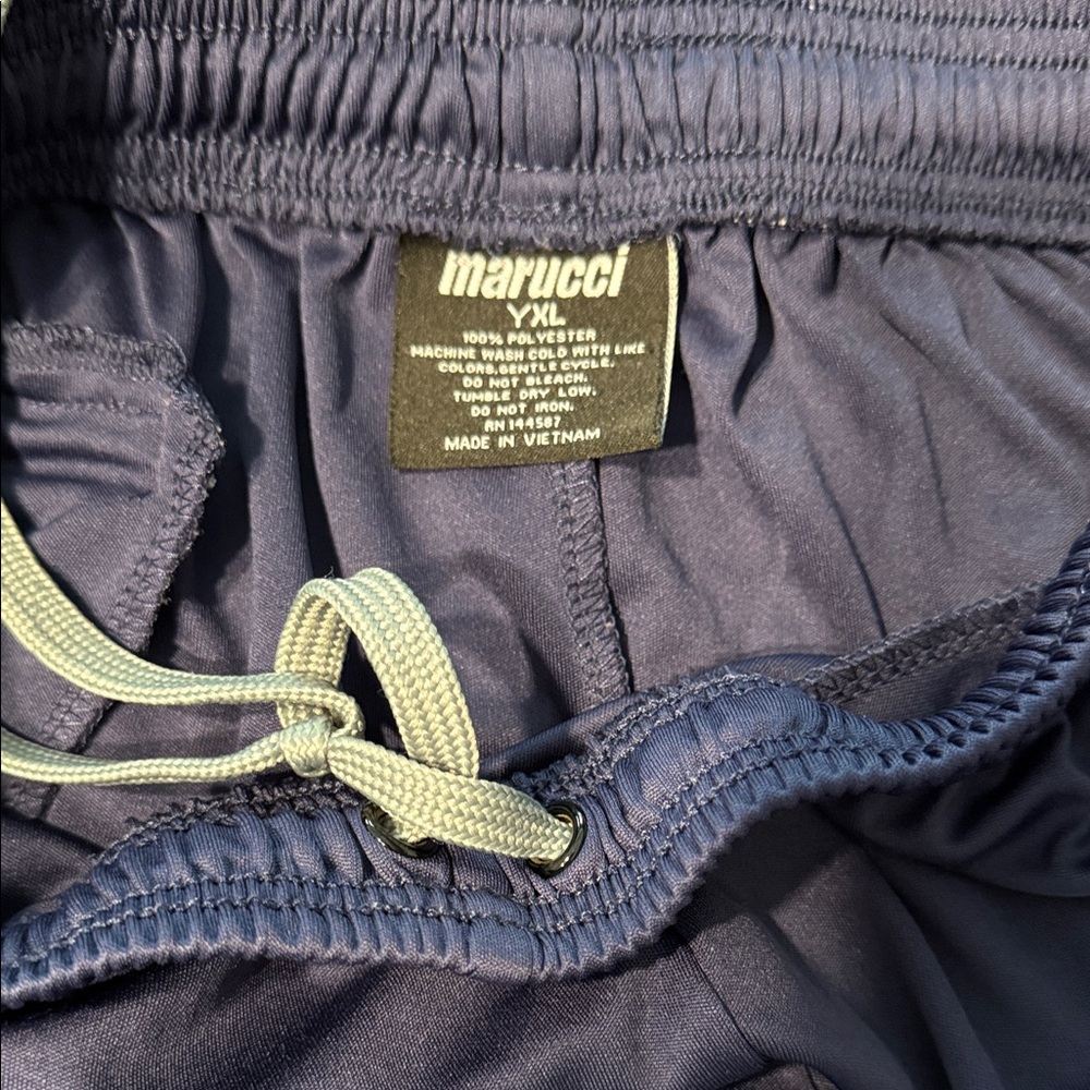 Marucci Men's Navy and Gray Athletic Shorts - Picture 3 of 3